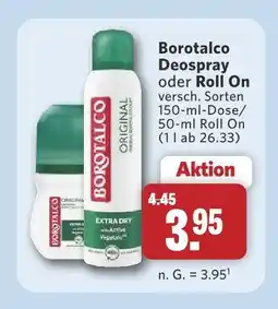 Combi Borotalco deospray Angebot