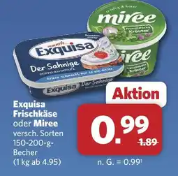 Combi Exquisa, miree frischkäse Angebot