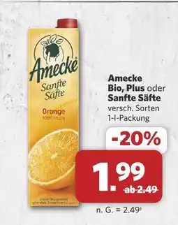 Combi Amecke bio, plus oder sanfte säfte Angebot