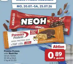 Combi Premier protein oder neoh bar proteinriegel Angebot