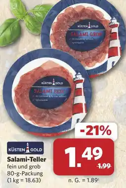 Combi Küsten gold salami-teller fein und grob Angebot
