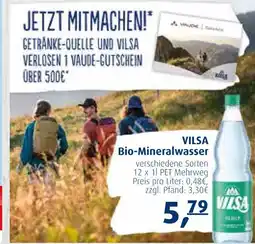 Getränke Quelle Vilsa bio-mineralwasser Angebot