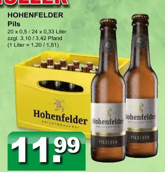 Getränkeparadies Gefromm Hohenfelder pils Angebot