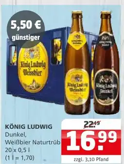 Getränke Quelle König ludwig dunkel Angebot