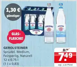 Getränke Quelle Gerolsteiner sprudel, medium, feinperlig, naturell Angebot