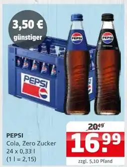 Getränke Quelle Pepsi cola, zero zucker Angebot
