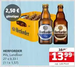 Getränke Quelle Herforder pils Angebot