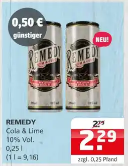Getränke Quelle Remedy cola & lime Angebot