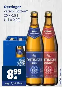 Getränkewelt Oettinger bier Angebot