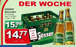 Getränkeparadies Gefromm Gösser naturradler Angebot