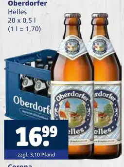 Getränkewelt Oberdorfer helles Angebot