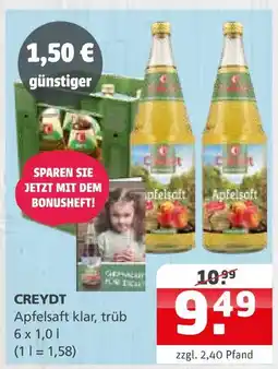 Getränke Quelle Creydt apfelsaft Angebot