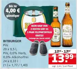 Getränke Quelle Bitburger pils Angebot