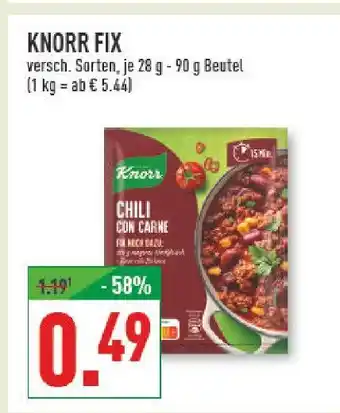 Marktkauf Knorr fix Angebot