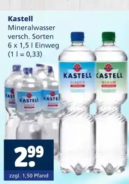 Getränkewelt Kastell mineralwasser Angebot