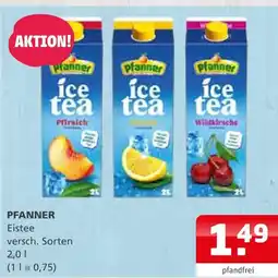 Getränke Quelle Pfanner eistee Angebot