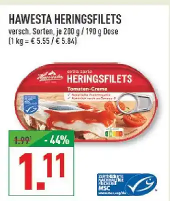 Marktkauf Hawesta heringsfilets Angebot