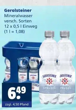 Getränkewelt Gerolsteiner mineralwasser Angebot
