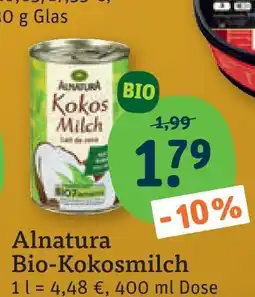 tegut Alnatura bio-kokosmilch Angebot