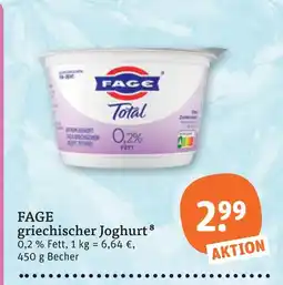 tegut Fage griechischer joghurt Angebot
