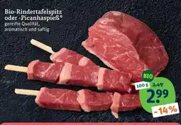 tegut Bio-rindertafelspitz oder -picanhaspieß Angebot