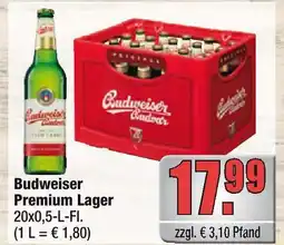 alldrink Budweiser premium lager Angebot