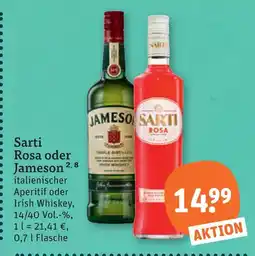 tegut Sarti rosa oder jameson Angebot