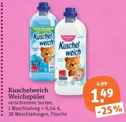 tegut Kuschelweich weichspüler Angebot