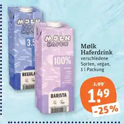 tegut Mølk haferdrink Angebot