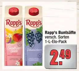 alldrink Rapp‘s buntsäfte Angebot