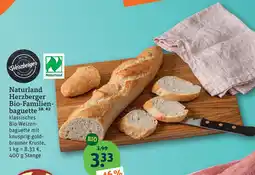 tegut Herzberger naturland bio-familienbaguette Angebot