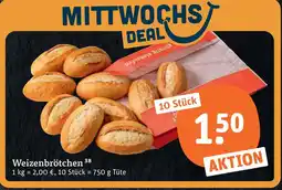 tegut Weizenbrötchen Angebot