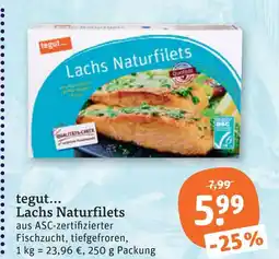 tegut Tegut... lachs naturfilets Angebot