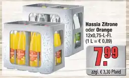 alldrink Hassia zitrone oder orange Angebot