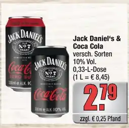 alldrink Jack daniel's jack daniel's & coca cola Angebot