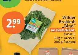 tegut Wilder brokkoli „bimi“ Angebot