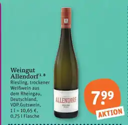 tegut Weingut allendorf riesling Angebot