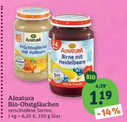 tegut Alnatura bio-obstgläschen Angebot