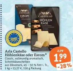 tegut Arla castello höhlenkäse Angebot