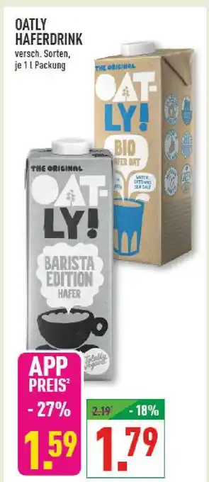 Marktkauf Oatly haferdrink Angebot