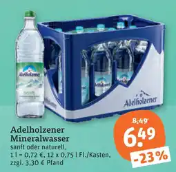 tegut Adelholzener mineralwasser Angebot