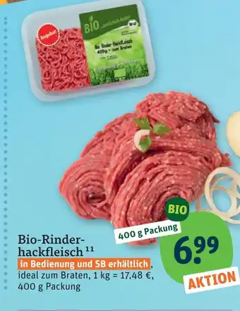 tegut Bio-rinderhackfleisch Angebot