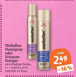 tegut Wellaflex haarspray Angebot