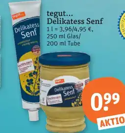 tegut Tegut... delikatess senf Angebot