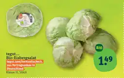 tegut Tegut bio-eisbergsalat Angebot