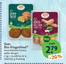 tegut Soto bio-fingerfood Angebot
