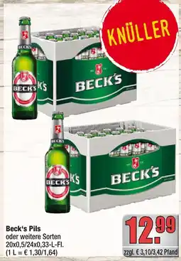 alldrink Beck's pils Angebot