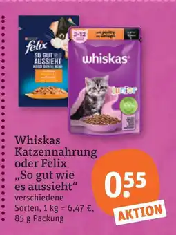 tegut Whiskas katzennahrung Angebot