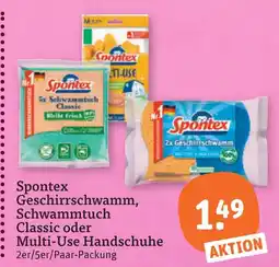 tegut Spontex geschirrschwamm Angebot