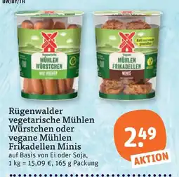 tegut Rügenwalder vegetarische mühlen würstchen Angebot